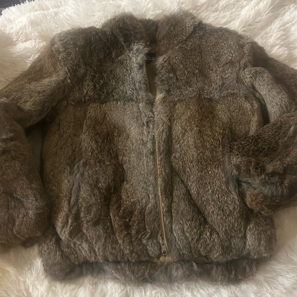 Niki Luxurious Rabbit Fur Jacket with 100% Satin Lining. - Picture 4 of 7